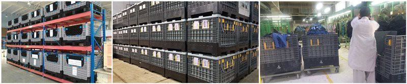 plastic large pallet container