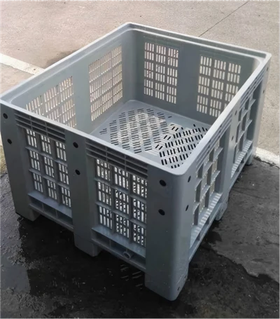 通気口付きプラスチックパレット収納ボックス